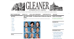 Desktop Screenshot of gleanernews.ca